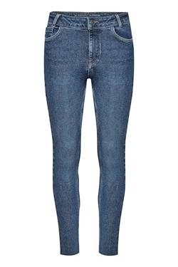 My Essential Wardrobe Jeans - MWCelina 122 High Raw Y, Medium Blue Retro Wash